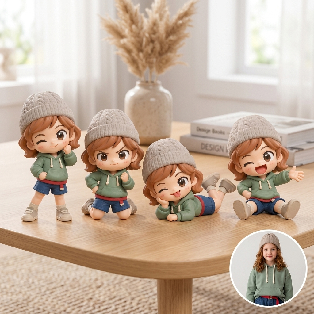 Custom Mini Me Mood Collection – 4 Different Sides of You