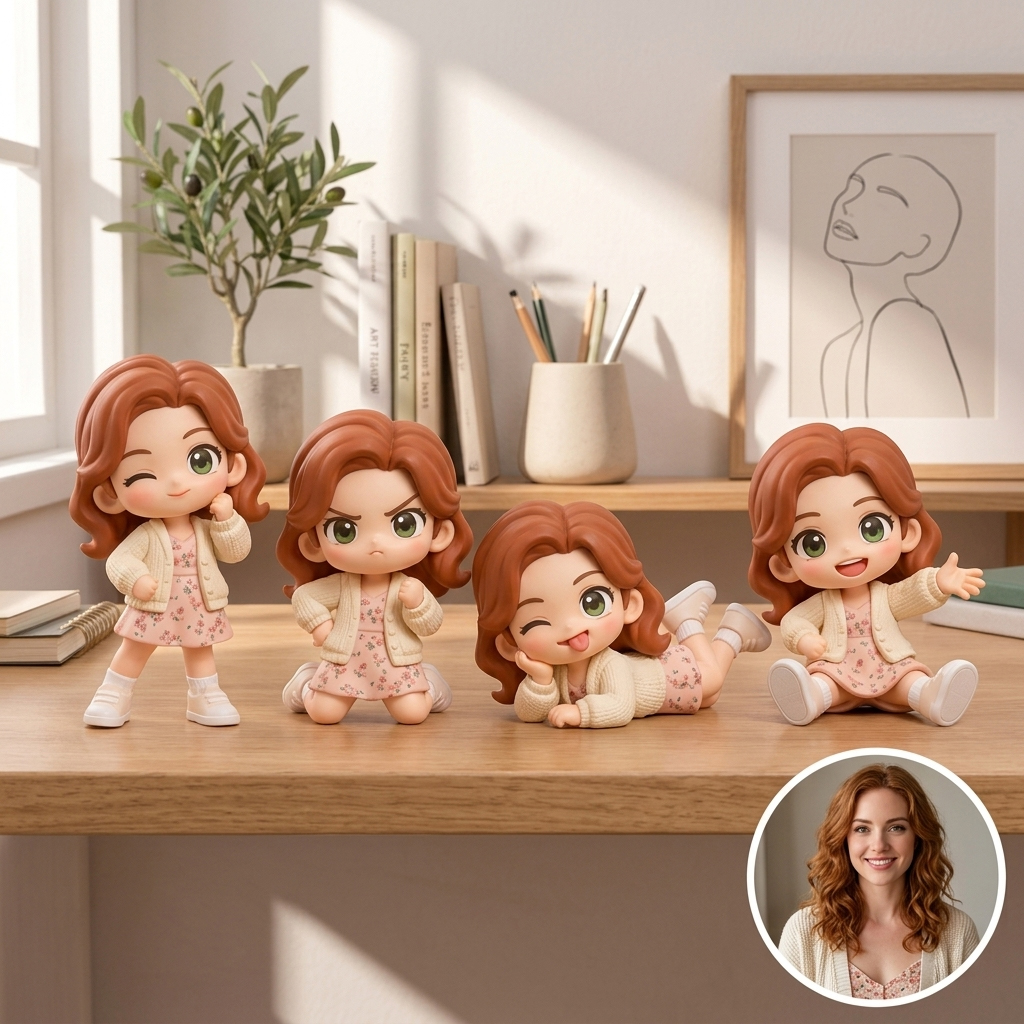 Custom Mini Me Mood Collection – 4 Different Sides of You