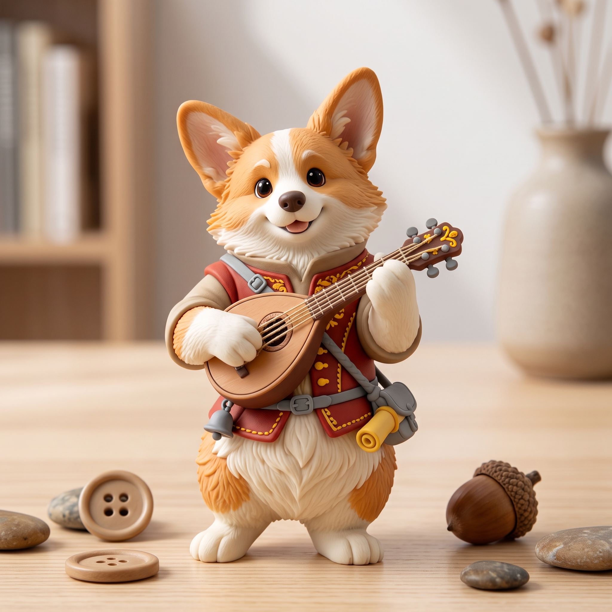 Customizable Pet Anthropomorphic Desk Figurine –  Fantasy Style