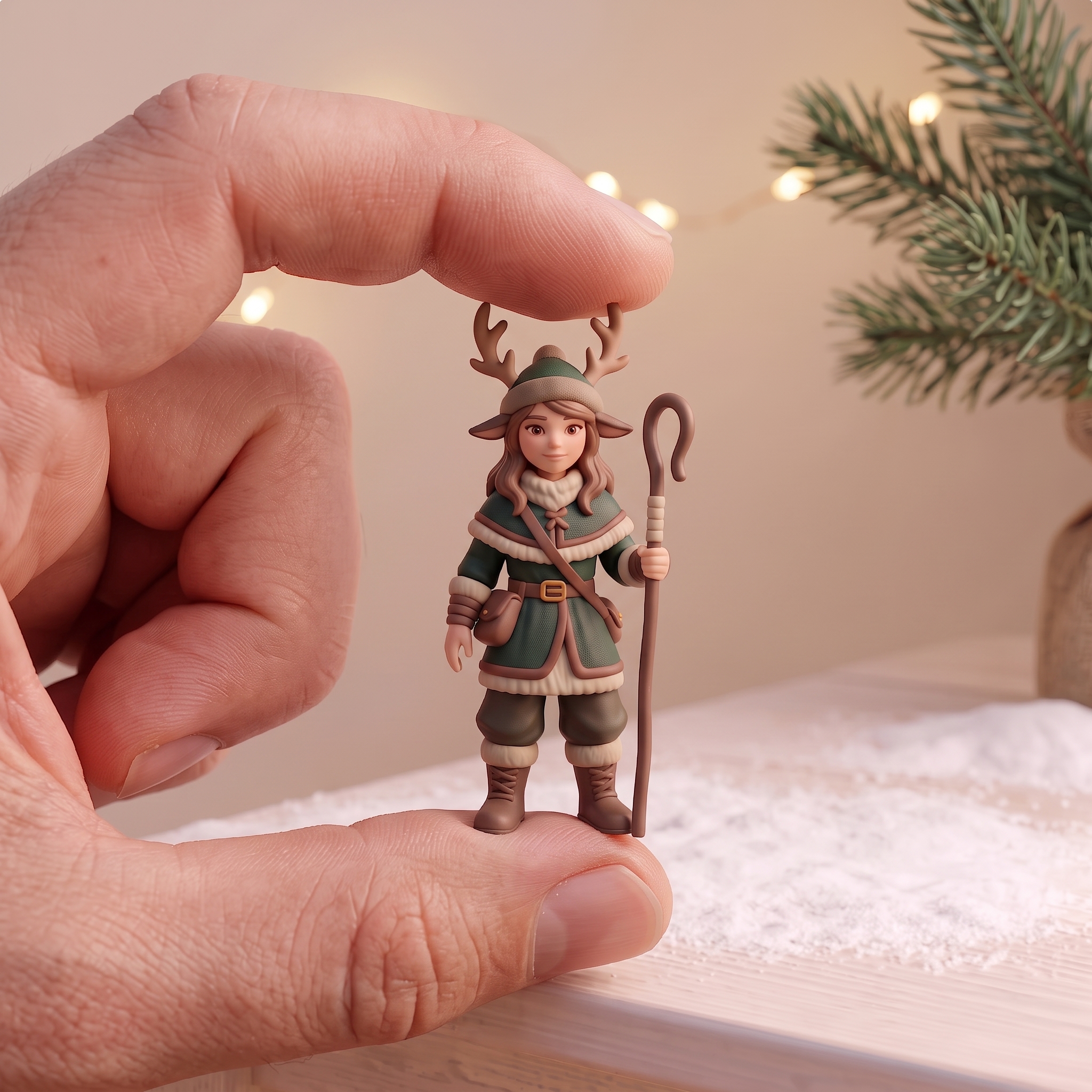 Custom 3D Christmas Character Figures Figurine