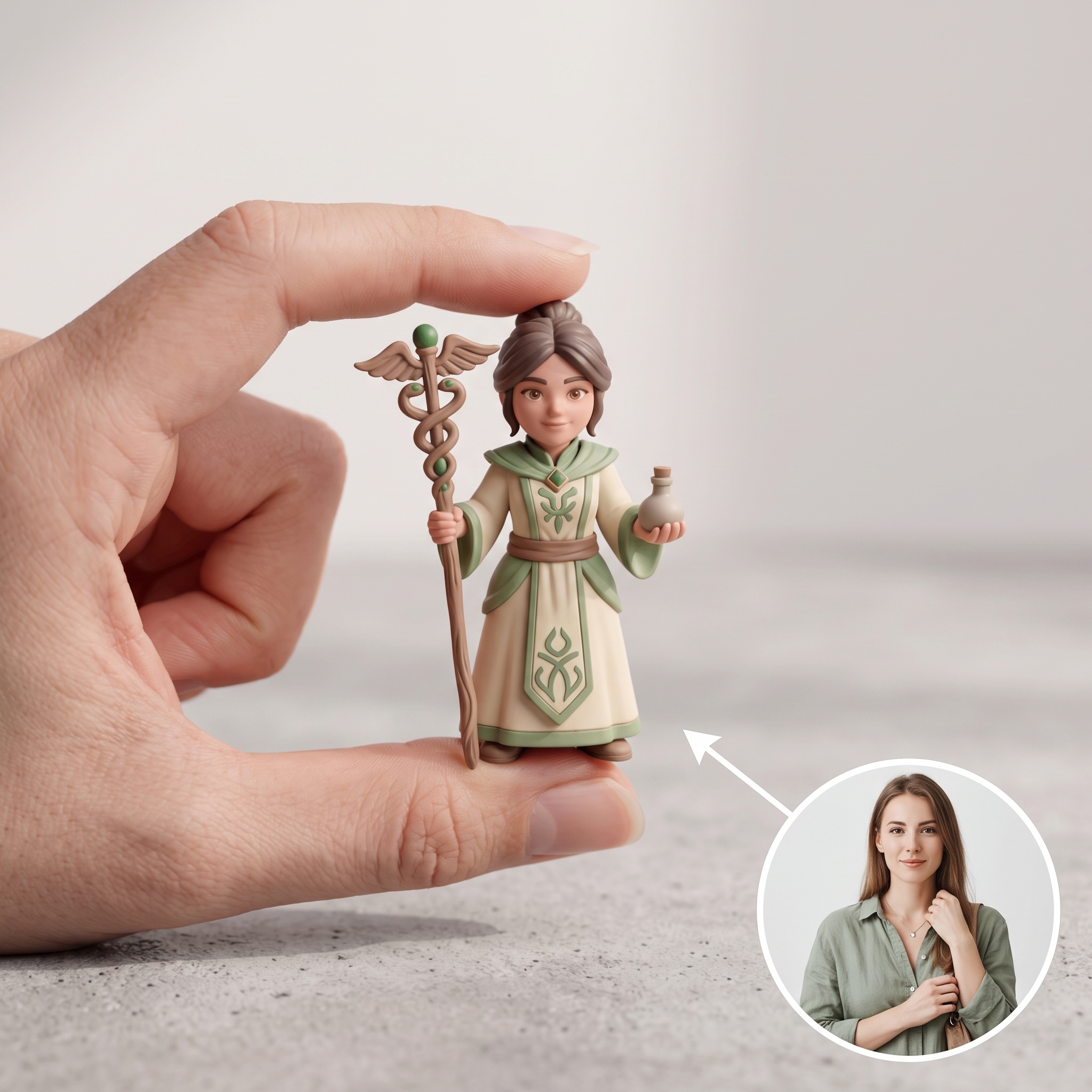Custom 3D Character Figures Figurine – Fantasy RPG Style