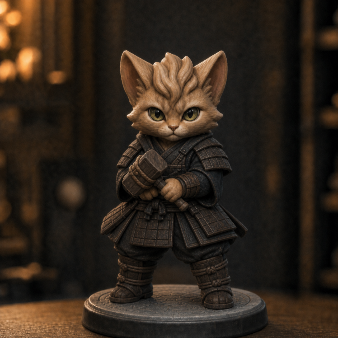 Custom 3D Pet Figurine – Fantasy RPG Style