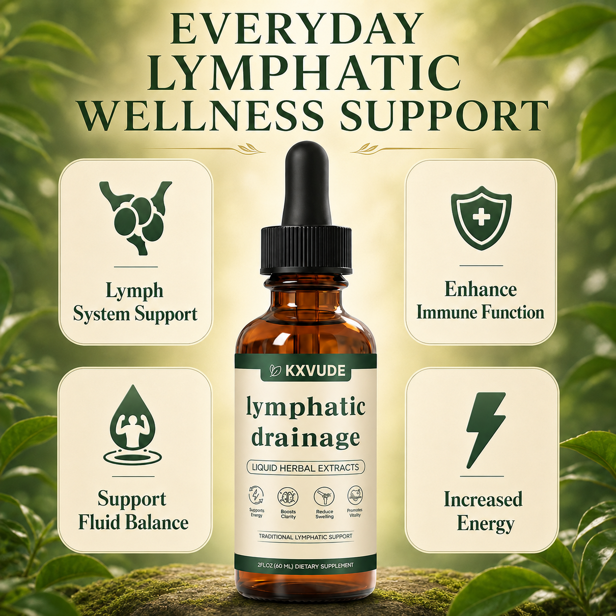 KXVUDE® Lymphatic Drainage Drops