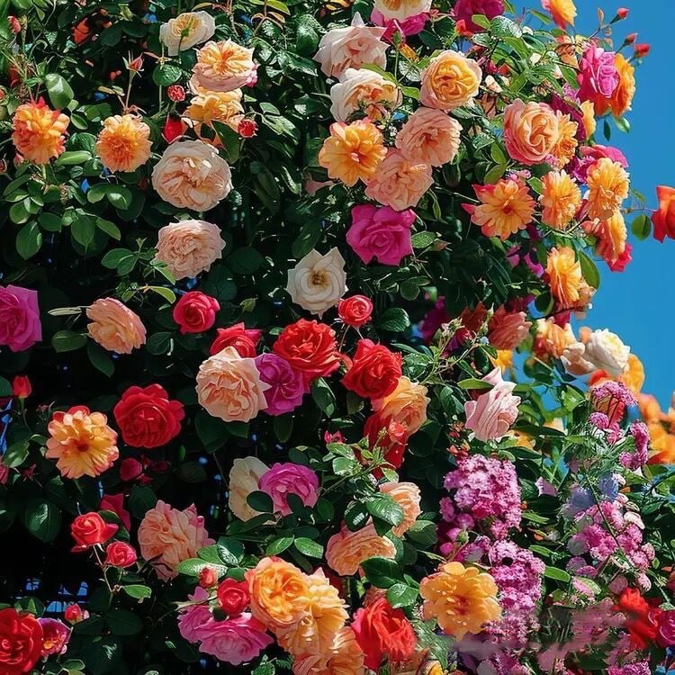 🌸 Рядки семена на катерлива роза Rosa Eden — лесни за отглеждане, ароматни, многогодишни цветове