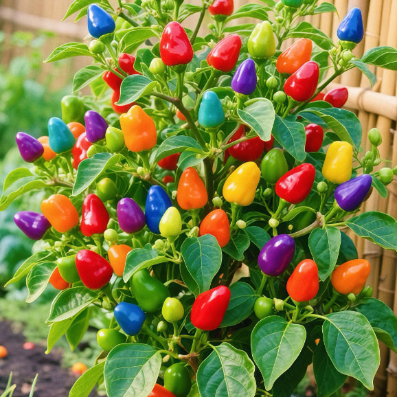 🌶️Био семена от цветни люти чушки без ГМО