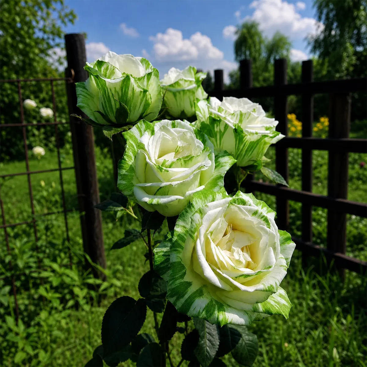 🌹 Semena červeno-bílých dvoubarevných růží – vzácné dvoubarevné zahradní květy