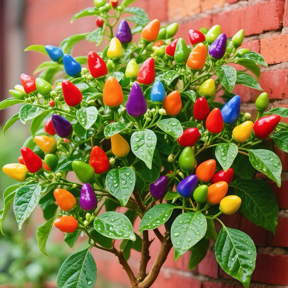 🌶️Био семена от цветни люти чушки без ГМО