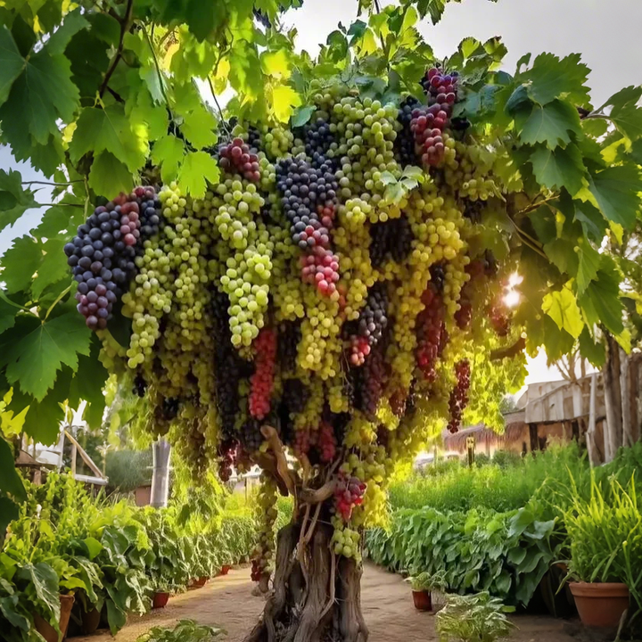 🌿Гигантски семена от гроздово дърво: тънко корени, големи и без семки🍇