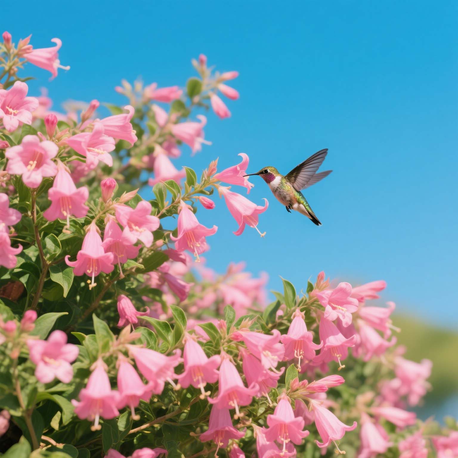 🔥🐦„Килим от колибри“🌸Epilobium garrettii – Дъга, изригваща 🌈