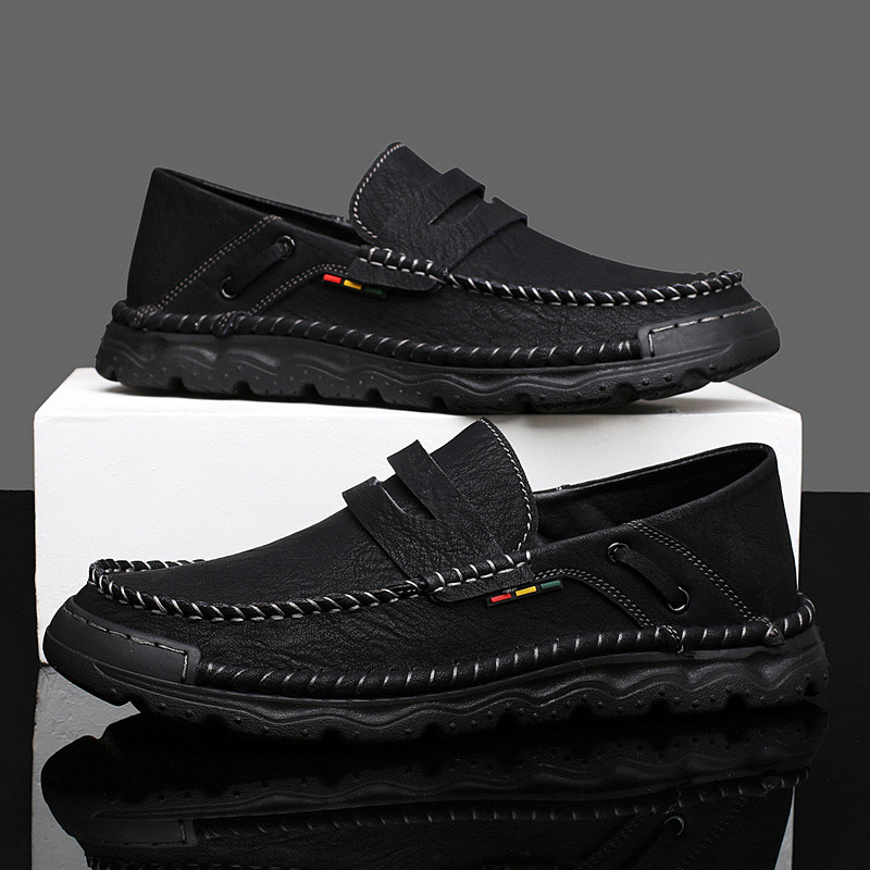 VECTOSOLE Men's Handcrafted Orthopedic Slip-On Loafers