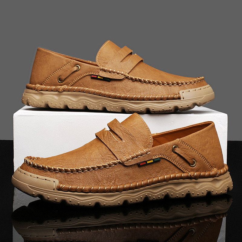 VECTOSOLE Men's Handcrafted Orthopedic Slip-On Loafers