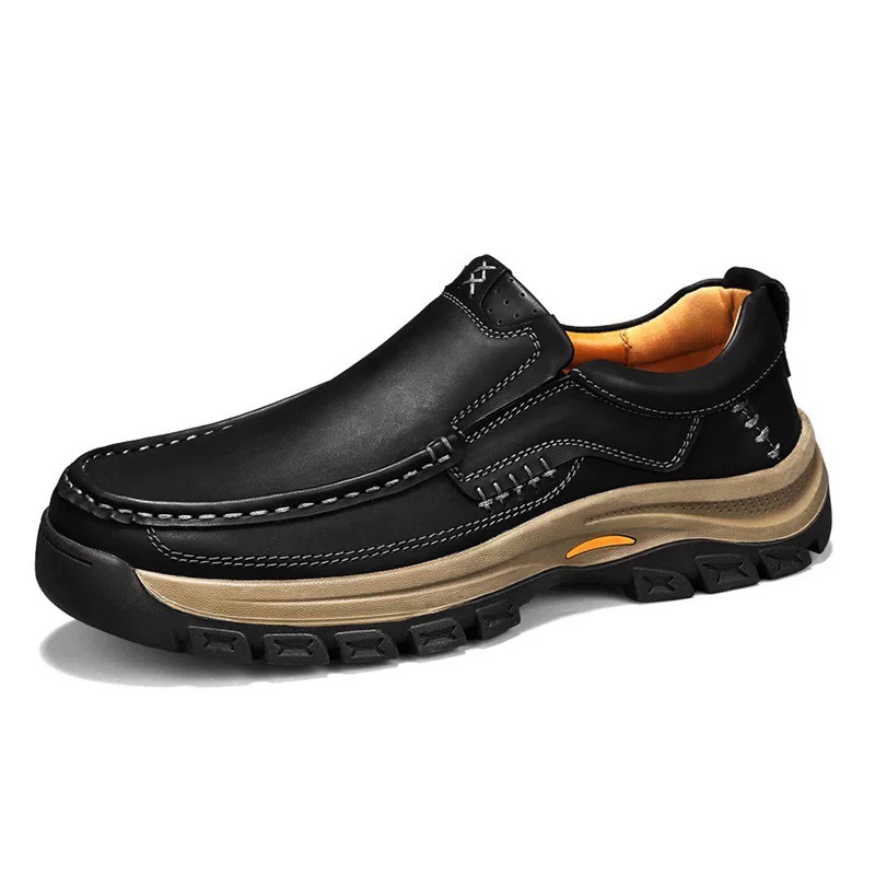 VECTOSOLE Men’s Handcrafted Cowhide Orthopedic Outdoor Loafers 