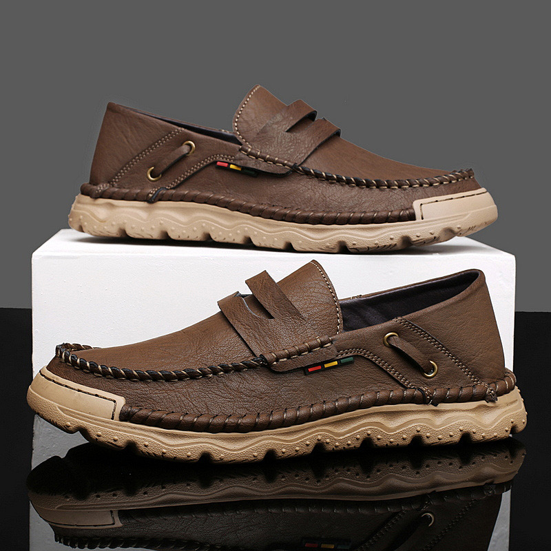 VECTOSOLE Men's Handcrafted Orthopedic Slip-On Loafers