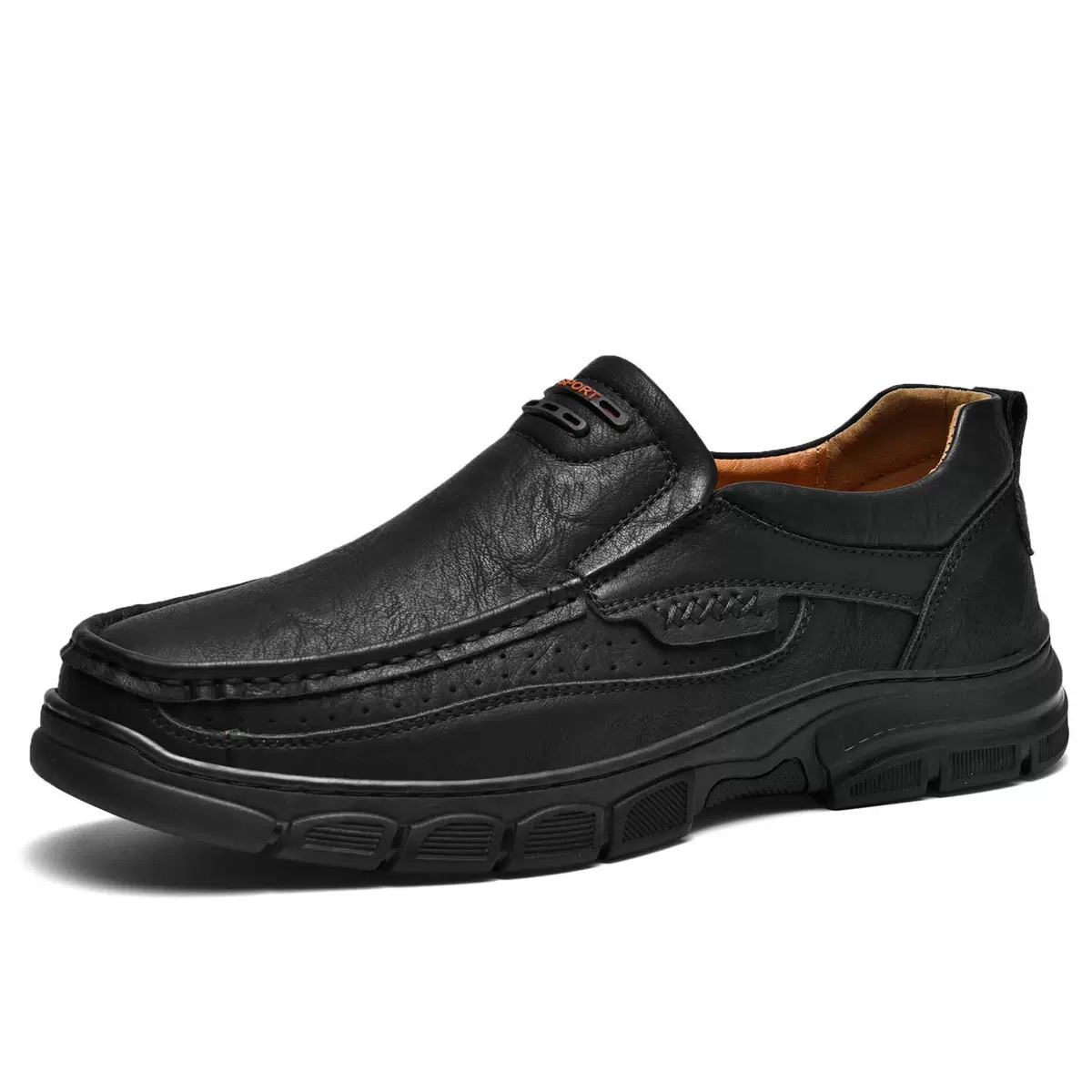Men's Handmade Cowhide Orthopedic Loafers by VECTOSOLE 