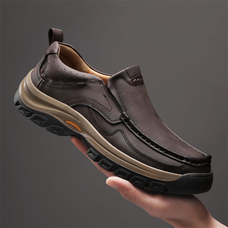 Handcrafted Men’s Comfort Slip-On Shoes