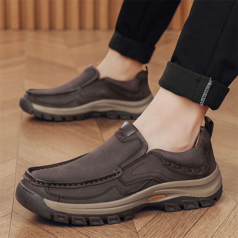 Handcrafted Men’s Comfort Slip-On Shoes