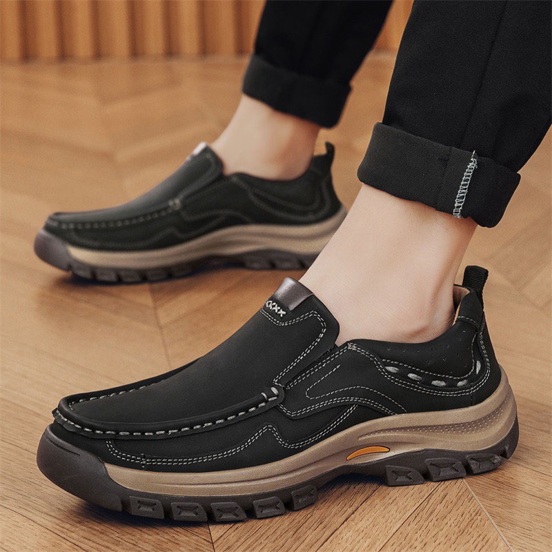 Handcrafted Men’s Comfort Slip-On Shoes