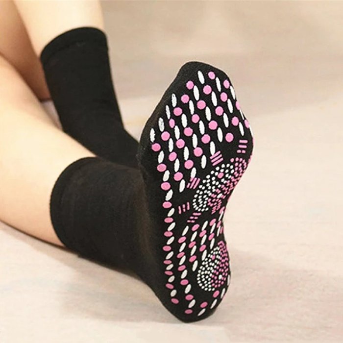 GARB® Unisex Heated Socks Anti-slip Warm Massaging Stockings