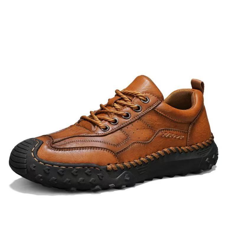 Men’s Wide Fit Leather Loafers – Handmade Comfort, Breathable & Durable