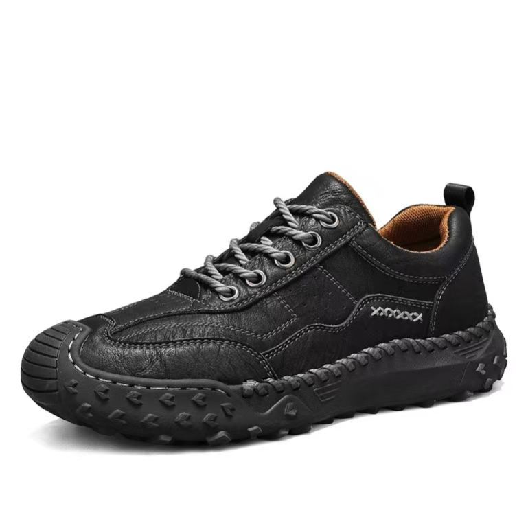 Men’s Wide Fit Leather Loafers – Handmade Comfort, Breathable & Durable