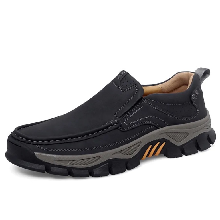 Artisan Leather Slip-Ons – Extra Wide Fit & Arch Pain Relief