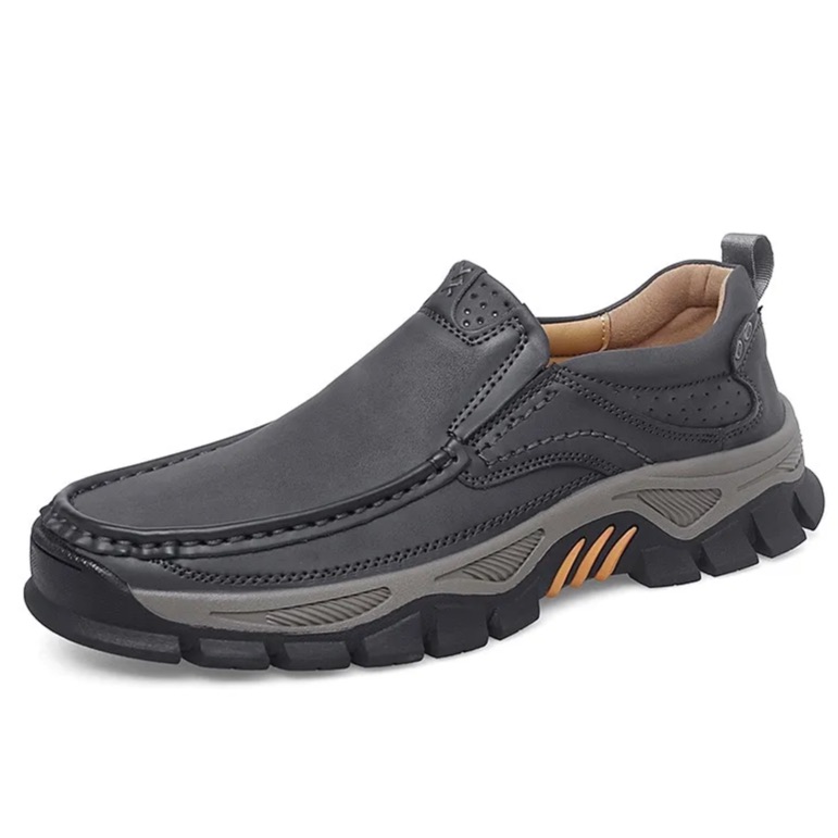 Artisan Leather Slip-Ons – Extra Wide Fit & Arch Pain Relief