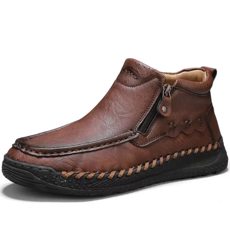 Everyday Comfort Shoes – Handmade Leather with Anti-Slip Sole