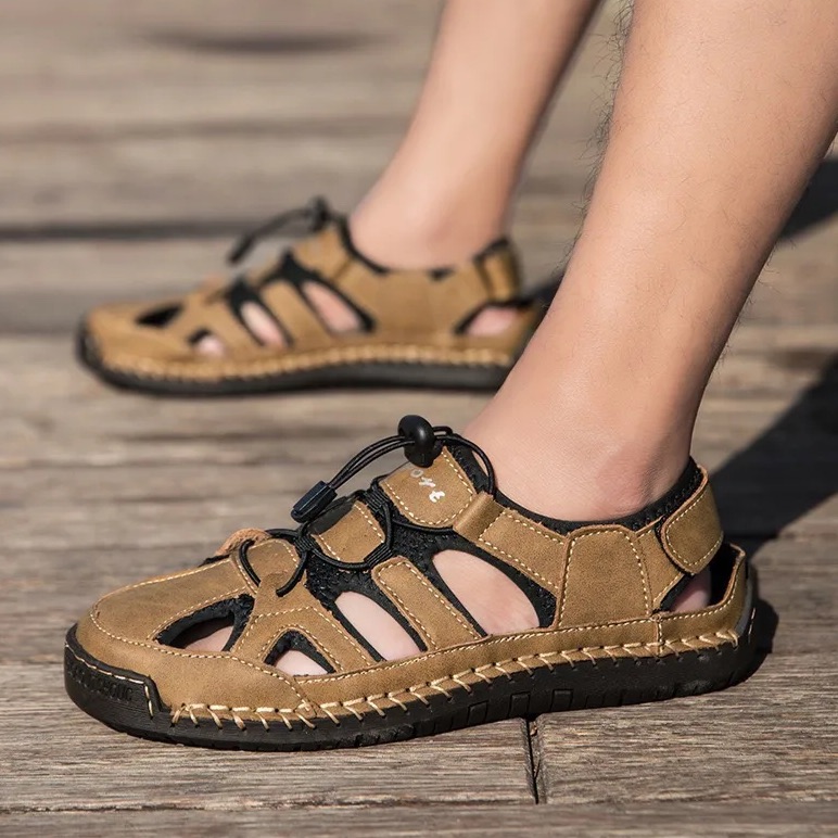 Men's Versatile Hollow Out Fisherman Sandals