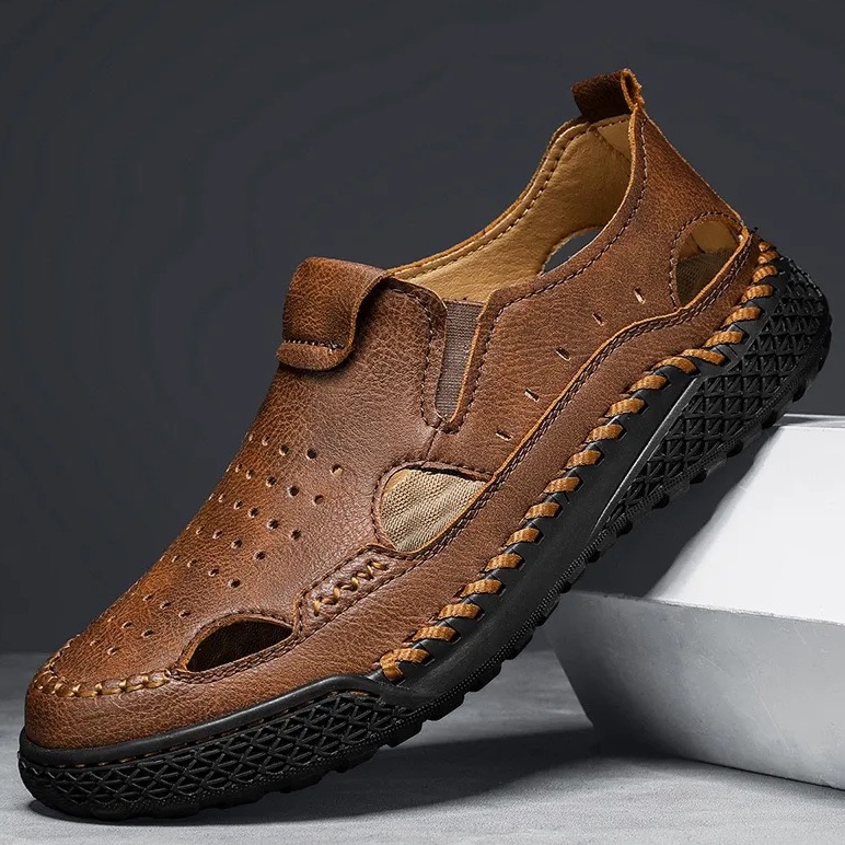 Men's Anti-Slip Hollow Breathable Sandals