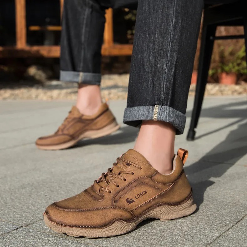 ⏰ Last Day – 45% OFF 🔥 VECTOSOLE® Men’s Handmade Waterproof Leather Walking Shoes
