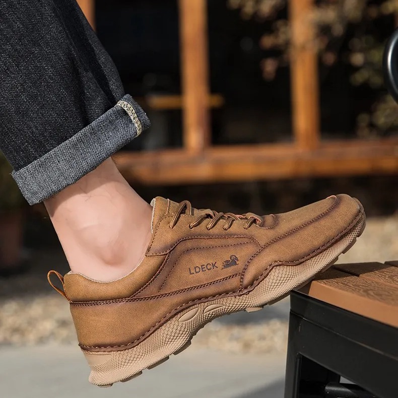⏰ Last Day – 45% OFF 🔥 VECTOSOLE® Men’s Handmade Waterproof Leather Walking Shoes