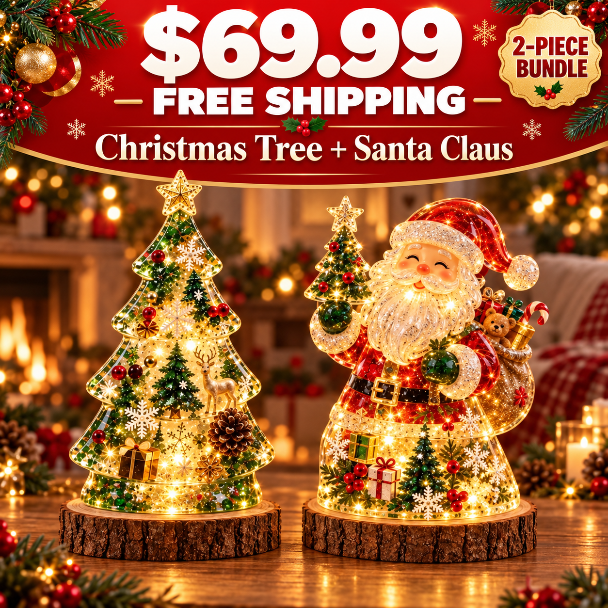 🎄 DIY Christmas Tree Night Light Kit — 💕 Step-by-Step Guide Included