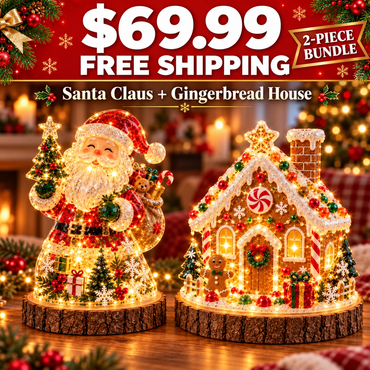 🎄 DIY Christmas Tree Night Light Kit — 💕 Step-by-Step Guide Included