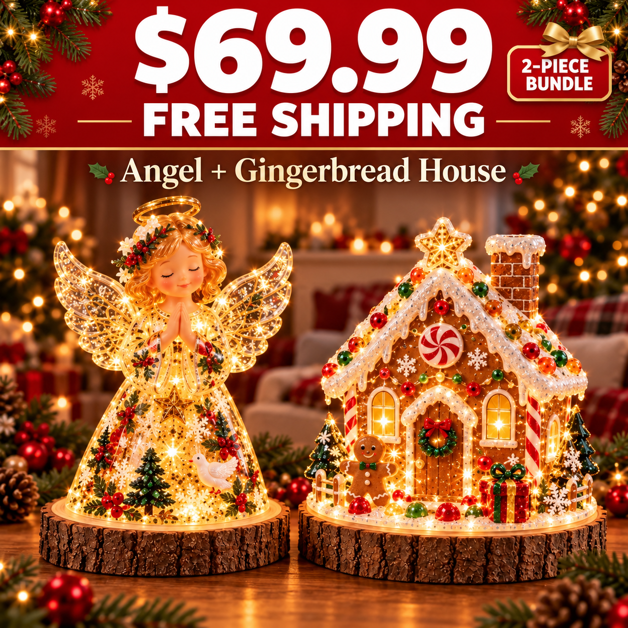 🎄 DIY Christmas Tree Night Light Kit — 💕 Step-by-Step Guide Included