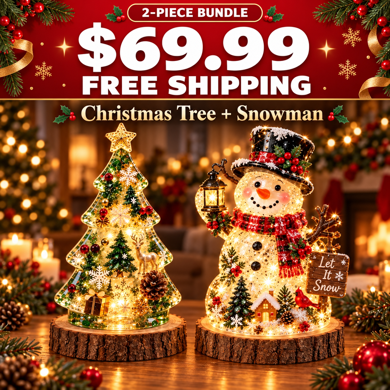 🎄 DIY Christmas Tree Night Light Kit — 💕 Step-by-Step Guide Included