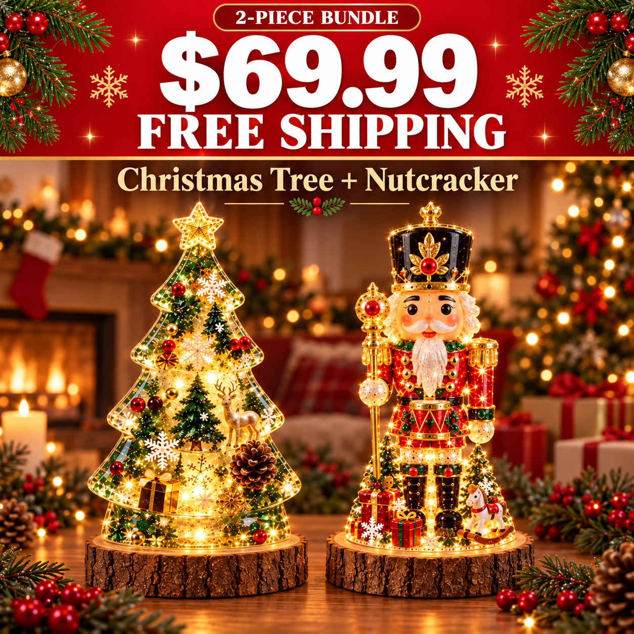 🎄 DIY Christmas Tree Night Light Kit — 💕 Step-by-Step Guide Included