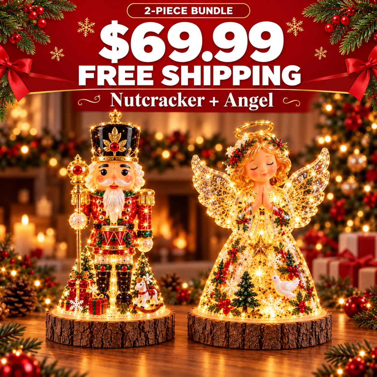 🎄 DIY Christmas Tree Night Light Kit — 💕 Step-by-Step Guide Included