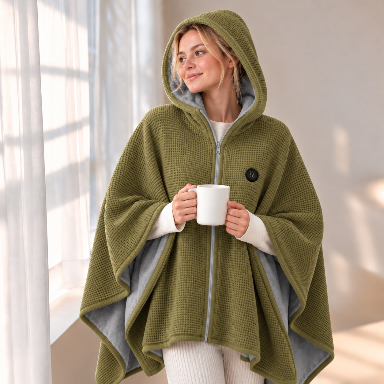 ✨Last Day 50% OFF🔥Wearable Heated Blanket Shawl | Portable USB-Powered Warmth for Home, Work & Outdoors