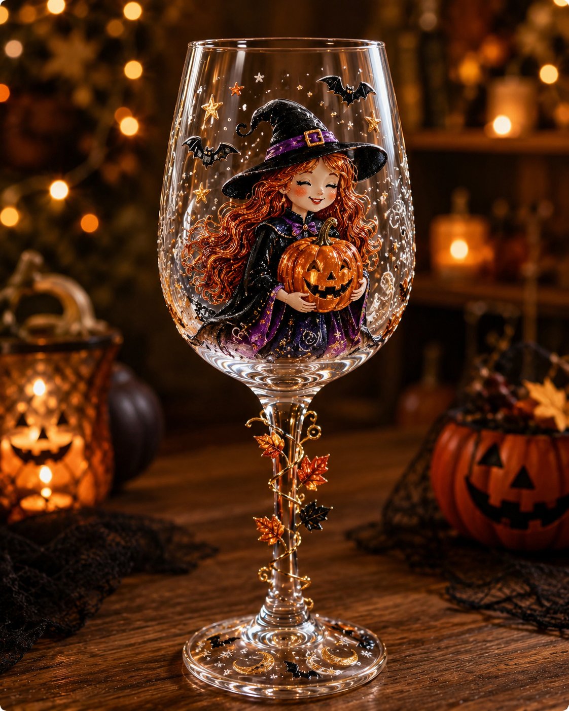 🔥🎁Halloween 3D Stemmed Wine Goblet✨