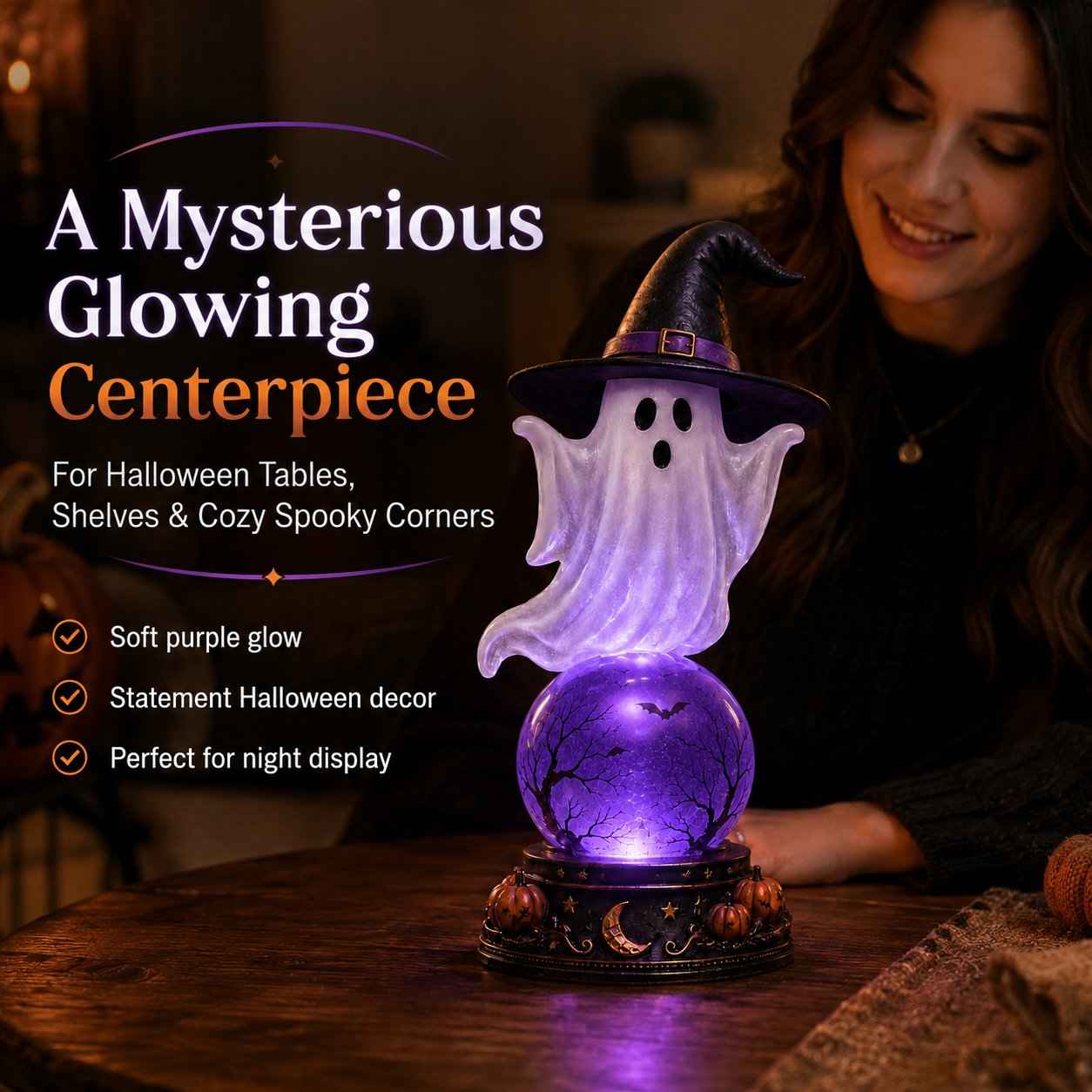 🎃Halloween Crystal Ball Lamp🔮 The Perfect Halloween Decoration🎃