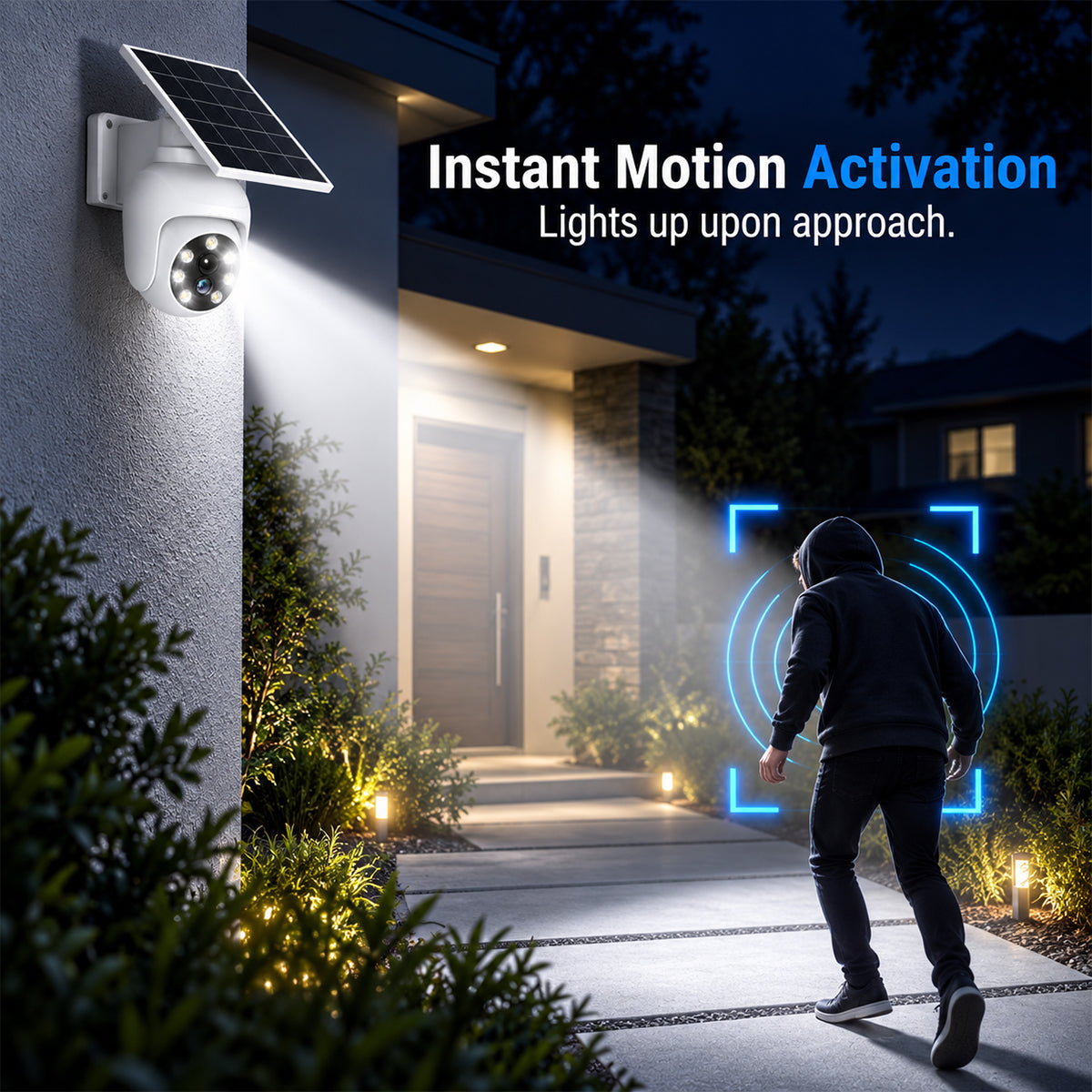 LAST DAY: 55% OFF⏰Solar-Powered Simulated Surveillance Camera Street Light