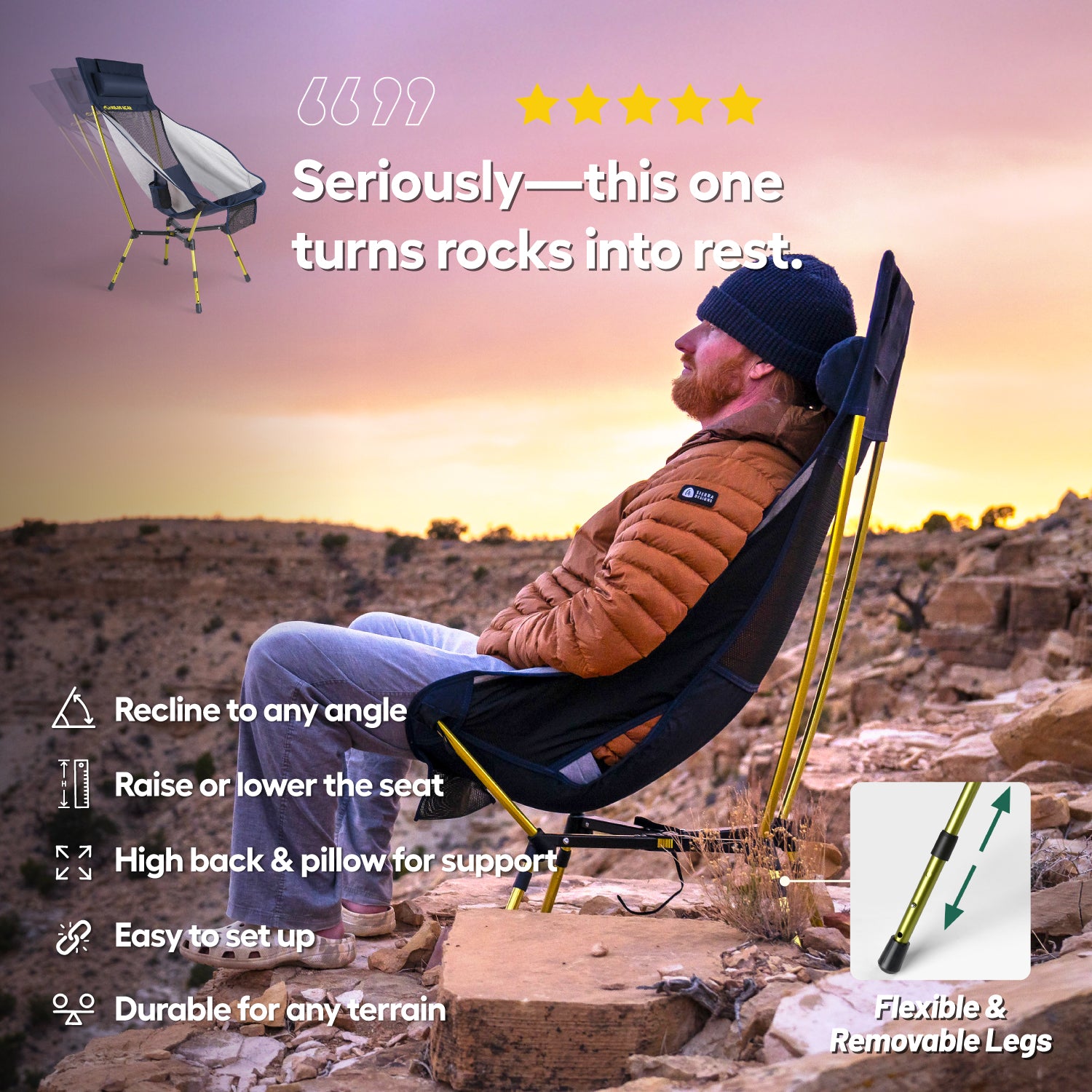 Dezhui™ High-Back Chair