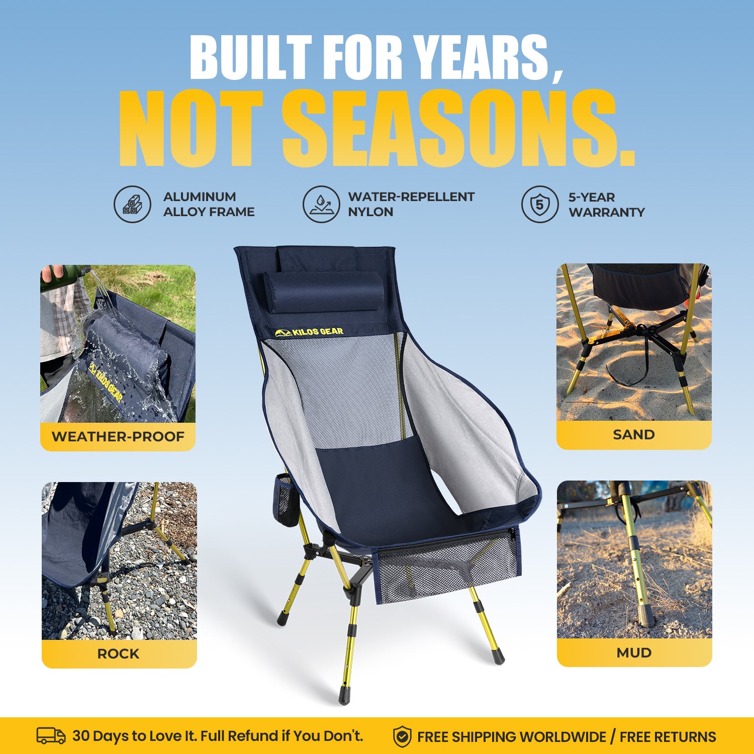 Dezhui™ High-Back Chair