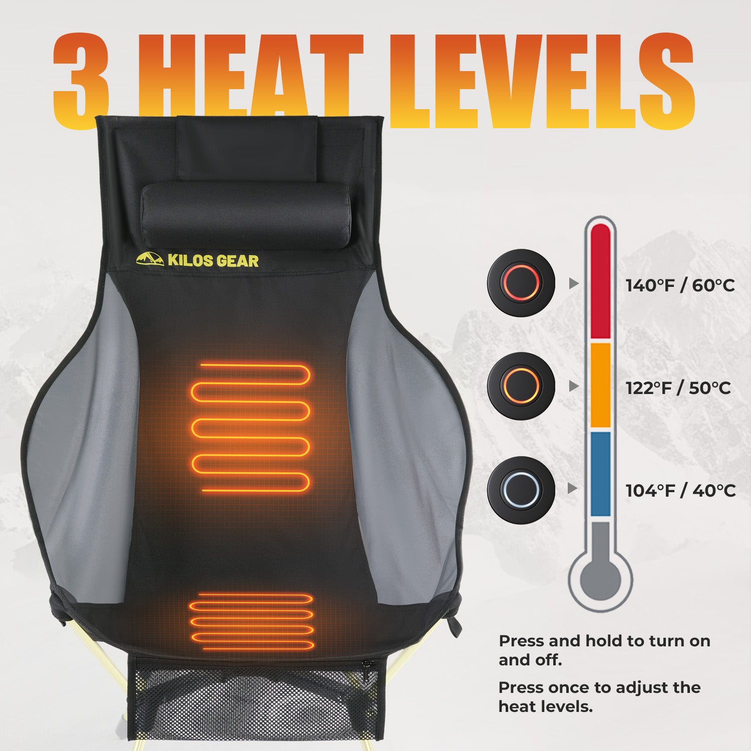 Dezhui™ HeatMax Seat Cloth