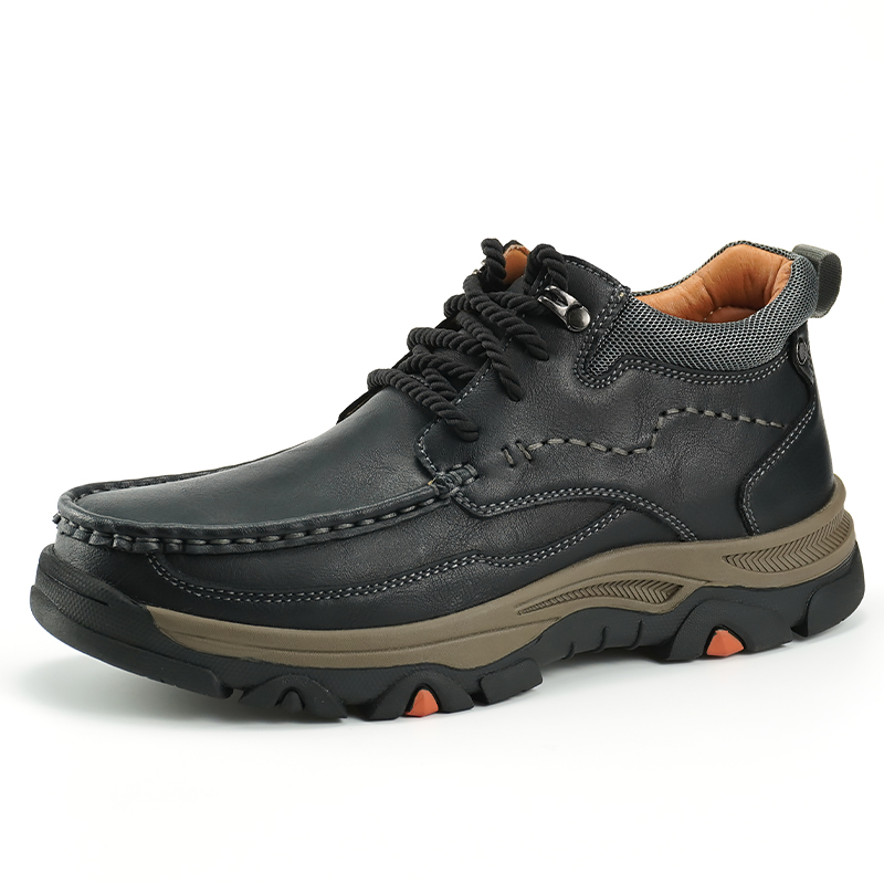 MANTRAFF® Herrenschuhe aus Echtleder Outdoor Wanderschuhe