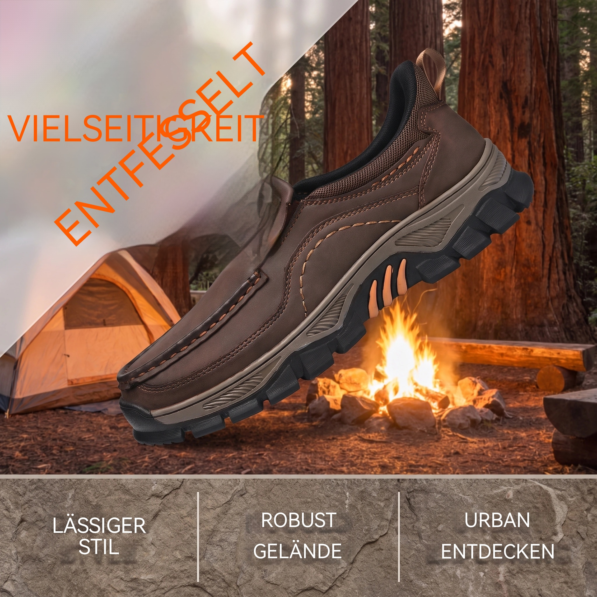 MANTRAFF® Orthopädische Herren-Gehschuhe aus echtem Leder – handgefertigt