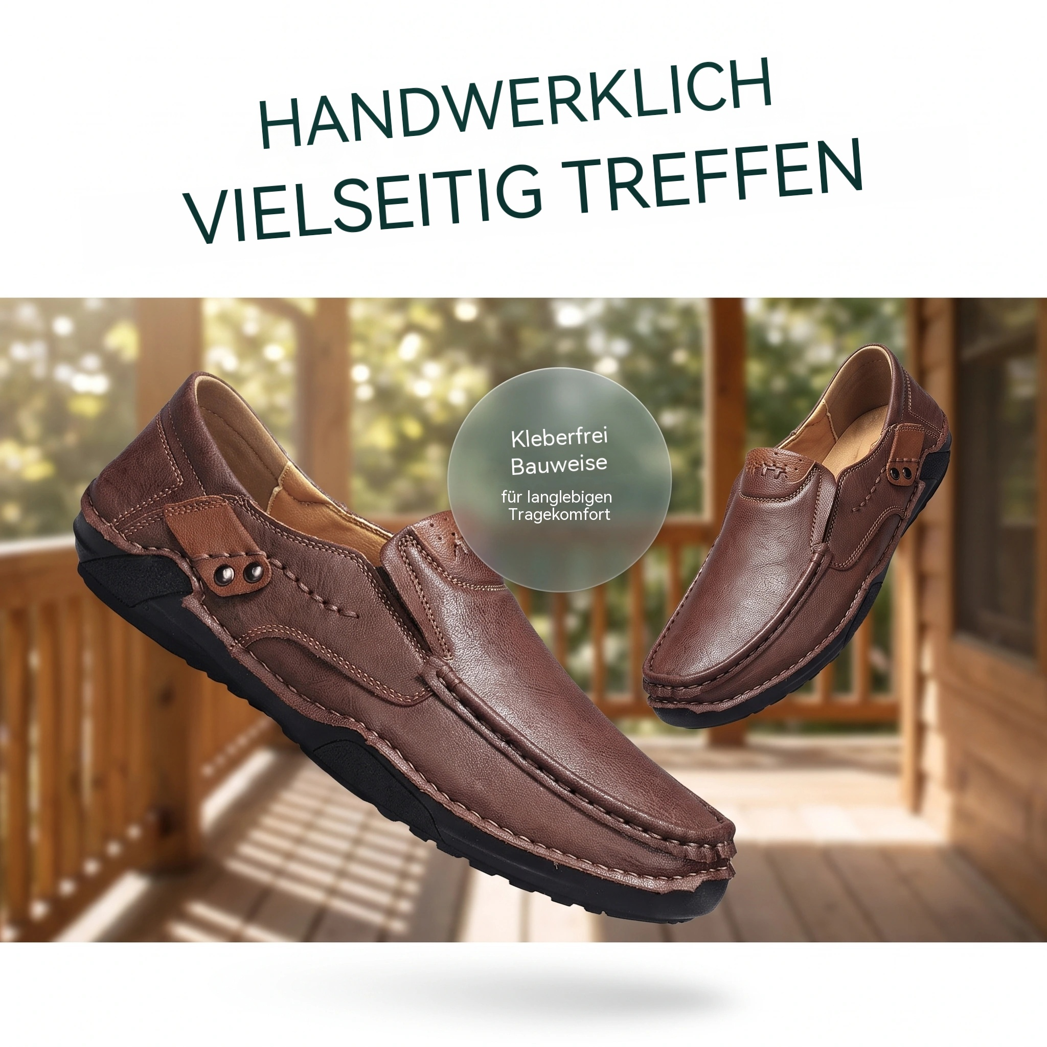 MANTRAFF®Men's Handmade Cowhide Orthopedic Loafers