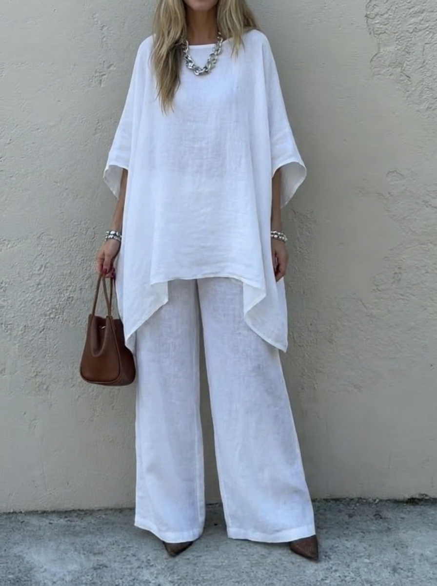 Sophisticated Tunic & Wide-Leg Set