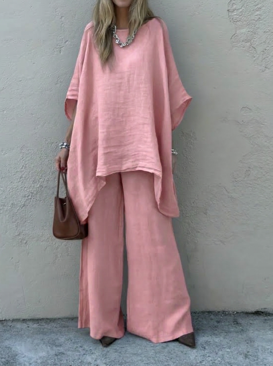 Sophisticated Tunic & Wide-Leg Set