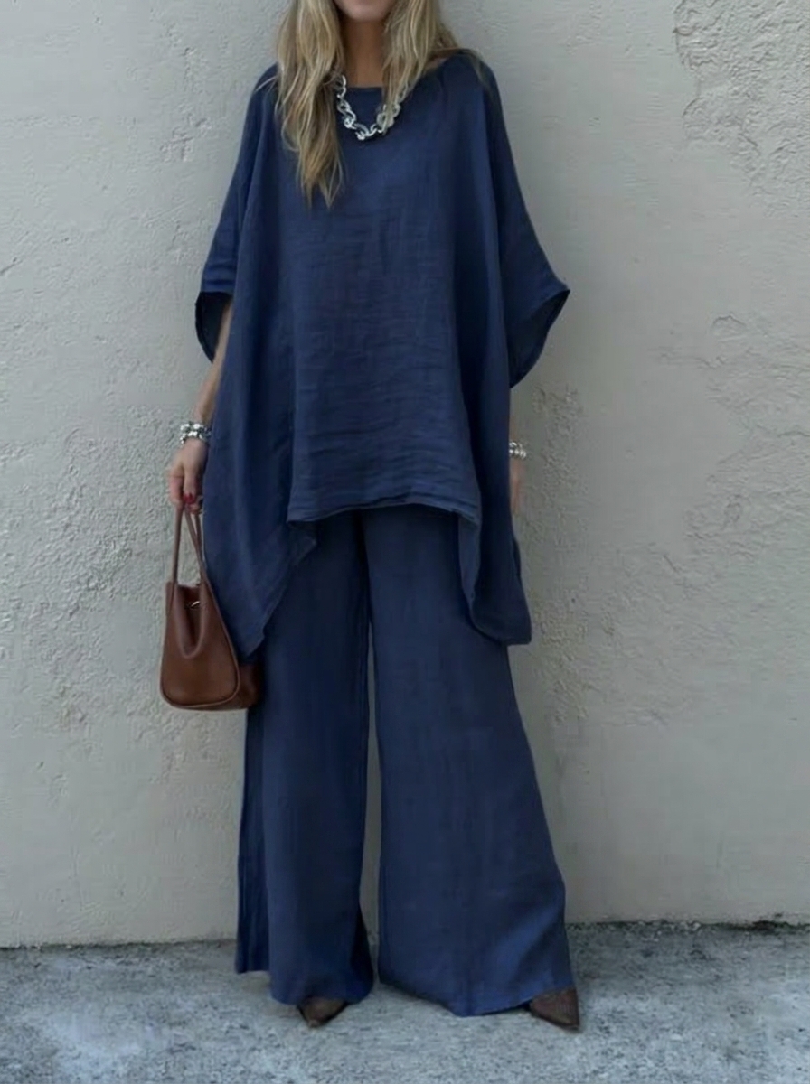 Sophisticated Tunic & Wide-Leg Set